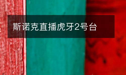 斯諾克直播虎牙2號(hào)臺(tái)