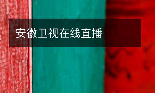 安徽衛(wèi)視在線直播